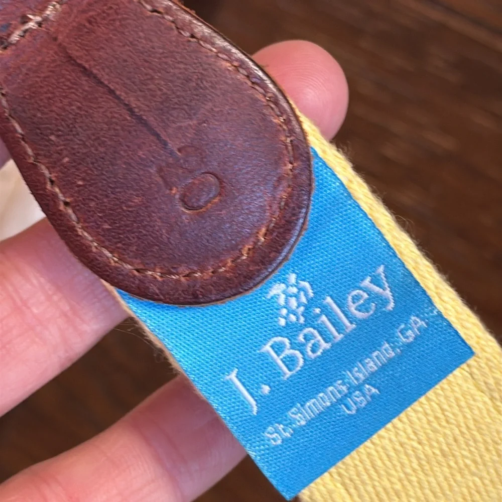 J Bailey - Bailey Boys - Buddy Belt - Marlin - Blue & Yellow - Size:Small - 20”